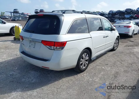 2015 Honda Odyssey Ex-L from USA, damaged, VIN 5FNRL5H65FB011218